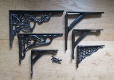 Cast iron shelf brackets