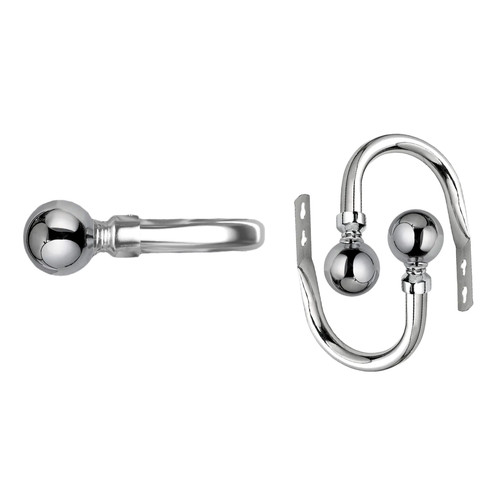 Metal curtain hold backs - curtain, 2