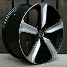 Black Polished x4 20" RS4 2019 Style Alloy Wheels 9J Et30 Audi A5 A6 A7 A8 Q5