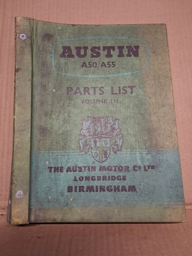 Bmc austin a50 a55 - a50, service