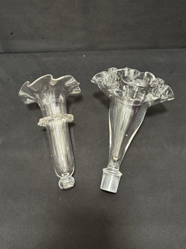 Vintage blown glass - glass, epergne