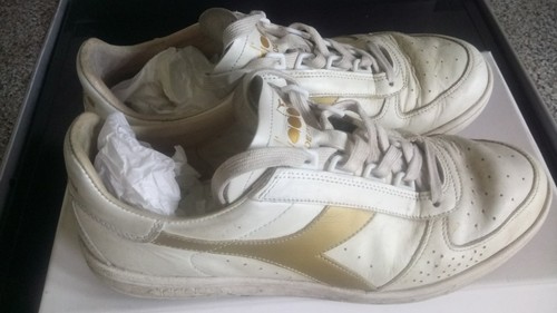 Diadora elite white - b, gold