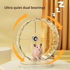 1pc Transparent Hamster Running Wheel Running Exercise Toy  Pets Accessories
