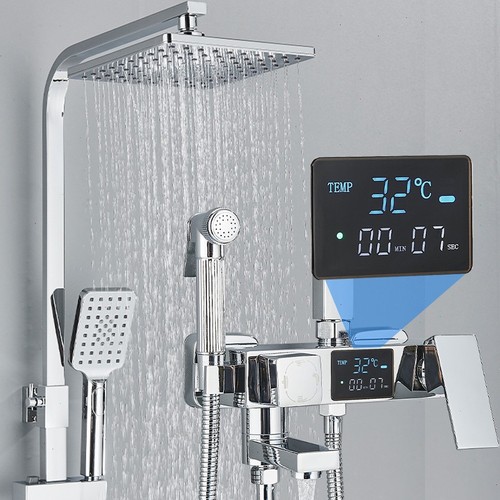 Led exposed bathroom shower - exposed,