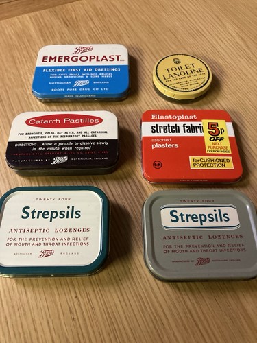 Joblot six vintage medical - of,