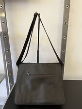 JASPER CONRAN Men’s leather bag cross body Bag In Dark Brown