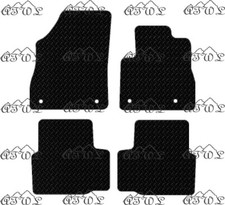 FITS VAUXHALL ASTRA (K) MK7 2015 & ONWARDS TAILORED BLACK RUBBER CAR FLOOR MATS