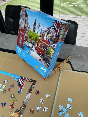 Puzzle box lid stand - puzzle,