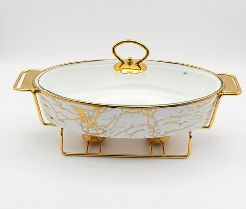 Ceramic chafing dish - chafing, food