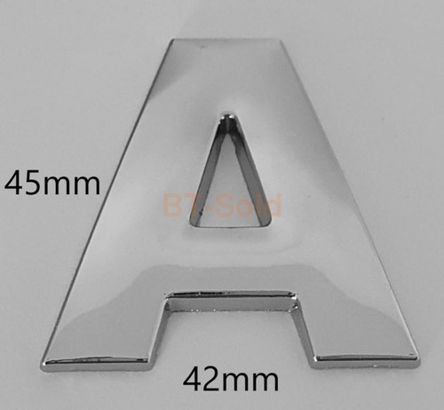 45mm high metal - 3d, chrome