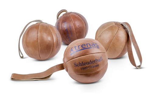 Leather strap medicine ball - strap,