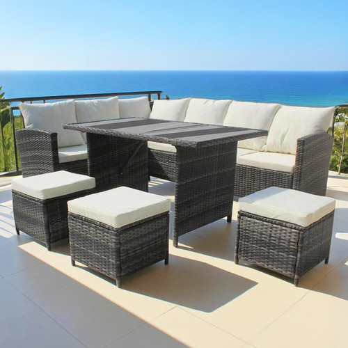 Seater rattan garden - seater,