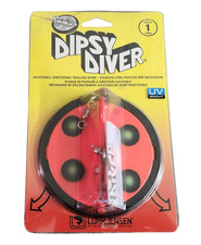 Luhr-Jensen Dipsy Diver Size 1 - 146g Red/Chartreus with Chrome Bottom UV Bright