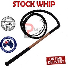 Stock Whips Cow Leather 6 Feet Long Bull Whip Heavy Duty Whip Handmade Bullwhip