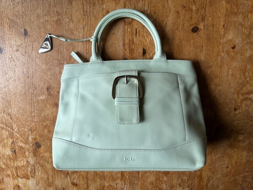 Tula mint green - leather, top
