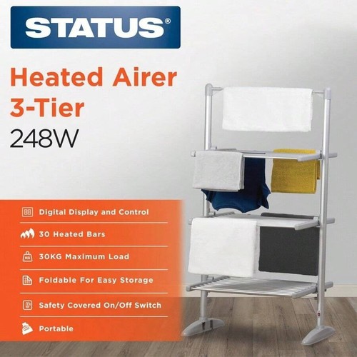Status 248w tier - 3-tier, heated