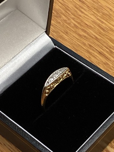 Edwardian diamond ring 18cwt - edwardian,