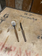 Rostfrei Solingen Knife With Spatula Wooden Handle Serving Utensils Cutlery