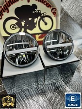 7" Inch Pair LED Headlight DRL