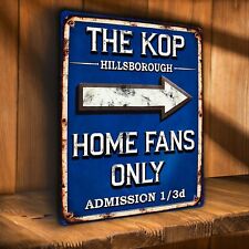 Sheffield Football Home Stand Sign Metal Wall Plaque Retro Match Day Fan HF58