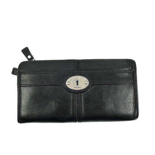 Fossil maddox wallet black - fossil,