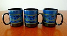 *ARCOROC YUCATAN (3) CUPS/MUGS FRANCE 8A-R