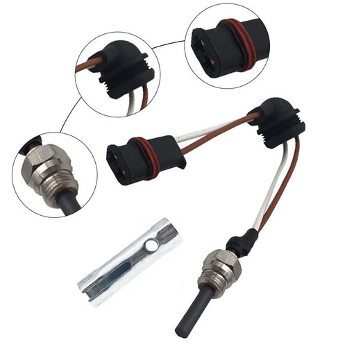 Ceramic pin glow plug - plug, for