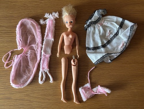 Vintage doll clothes - doll, bundle