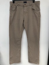 Gant Jason Mens Reg Fit Straight Leg Beige Jeans W38 L34 *STUNNING QUALITY & VGC