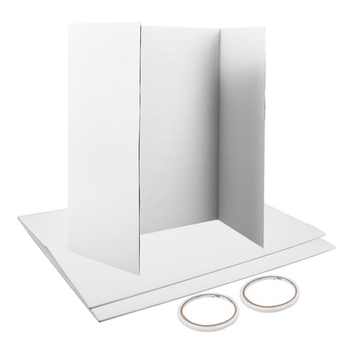 Foldable white tri - foldable,