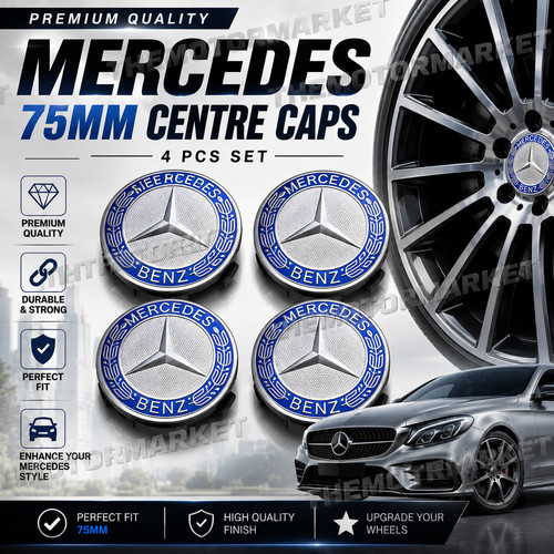Mercedes blue alloy wheel - mercedes,