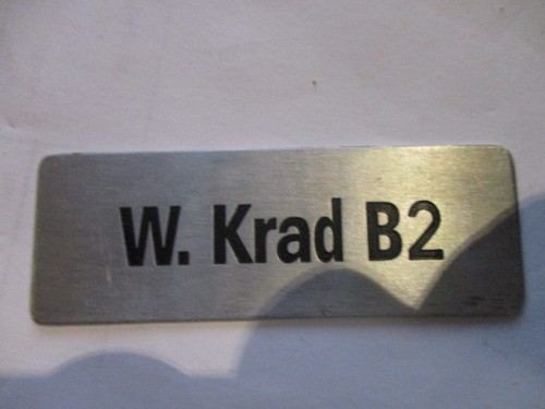 Nameplate plate bmw - nameplate,