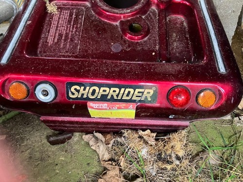All shoprider mobility scooter