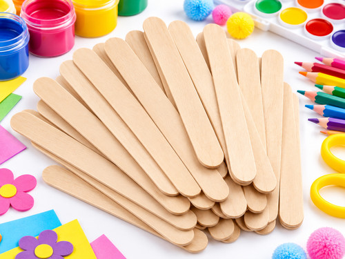 100 jumbo wooden lolly - 100, sticks