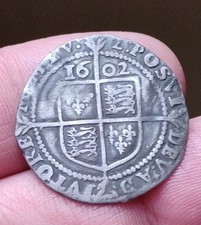 1602 ELIZABETH I Sixpence