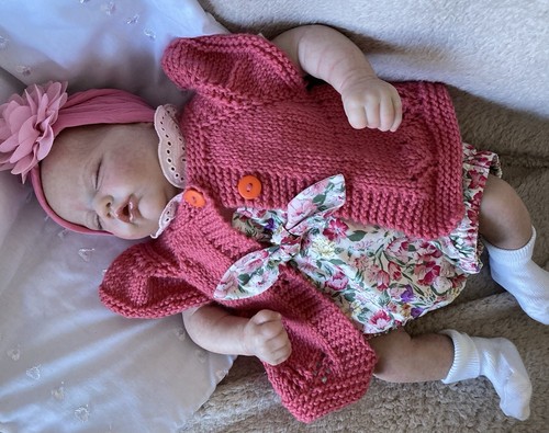 Hand knitted reborn - reborn, dolls