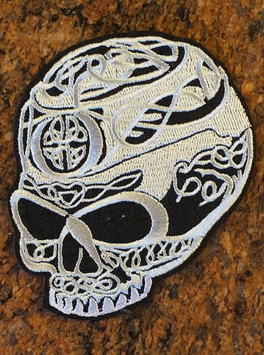 Celtic decorated skull - decorated,