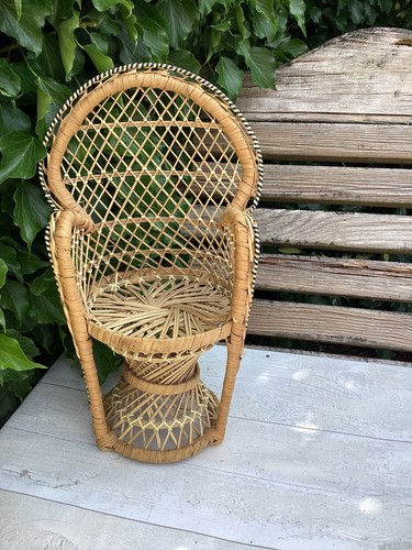 Mini wicker peacock chair for - wicker,