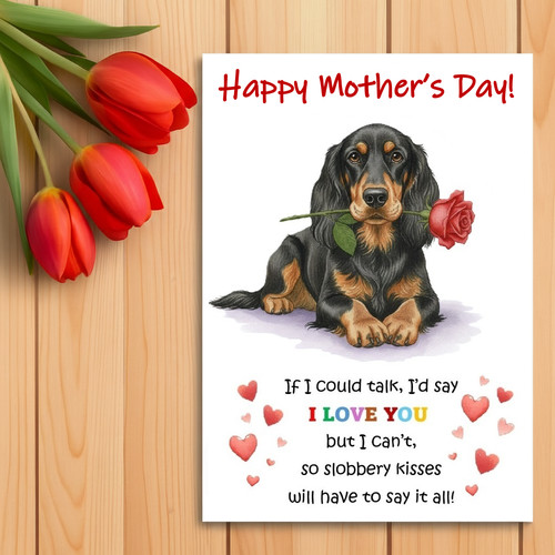 Gordon setter mother day - setter,