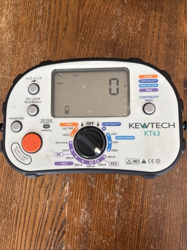 Kewtech kt63 multifunction - kewtech,