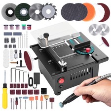 Mini Table Saw Woodworking Cutting Tool Polish Machine Multifunctional Bench Saw
