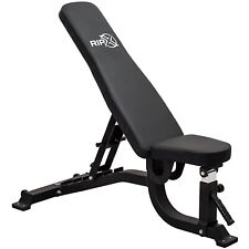 FID Bench Flat Incline Decline Fully Adjustable Utility Large Gym Weight Lifting