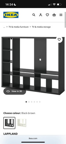 Unit and storage ikea - tv,