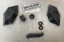 2016-2021 Kawasaki ZX-10R/RR Graves Frame Slider Set, Black #FSK-16ZX1-K #M468