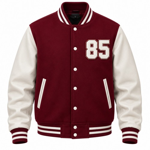 Men black varsity jacket - men's,