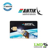 ANTIKSAT Satellite subscription card Slovak and Czech Tv channels on Eutelsat16A