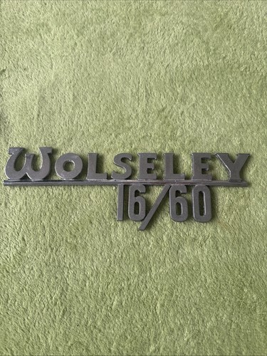 Vintage metal wolseley 60 - vintage,