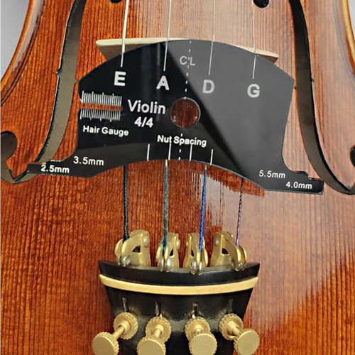 Violin string bridge template - violin,