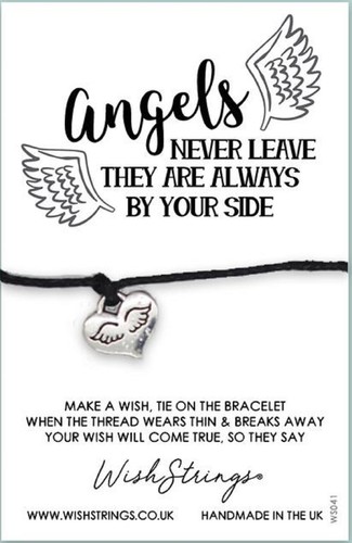 Wish bracelet angels never - bracelet.,