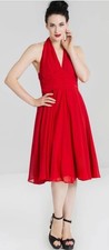 Hell Bunny, Very Flattering Red 50's Style Party, Dress SIZE XL, ORP £ 64.99